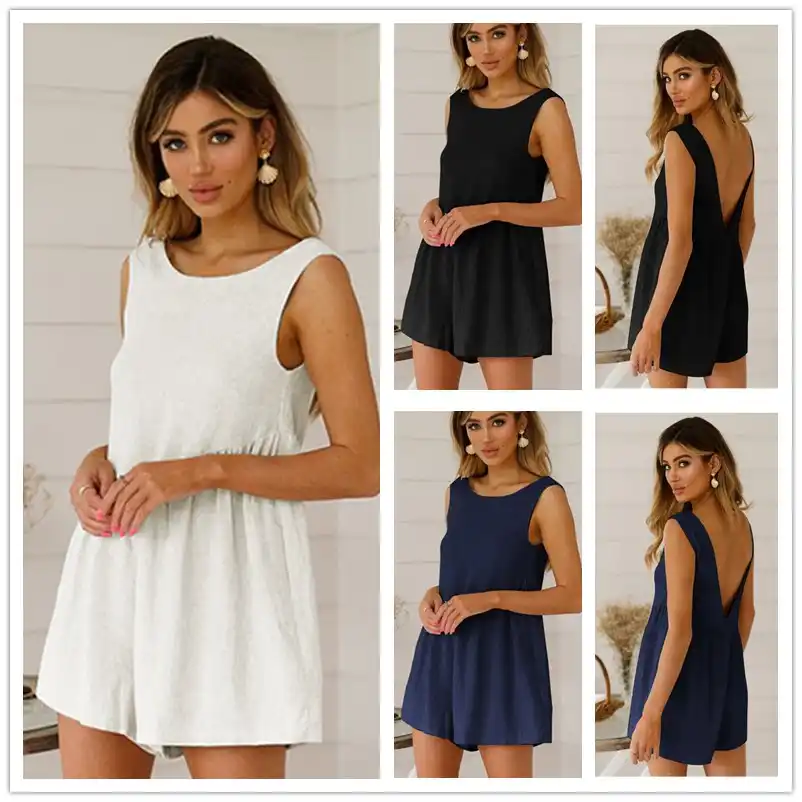 womens linen playsuit