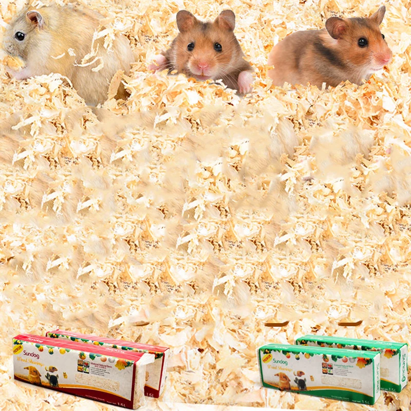 

1kg Wood Chips Warm Deodorant Sterilization Bath Sand Shavings Pet Mat for Small Pets Hamster Golden Bear Guinea Pig Accessories