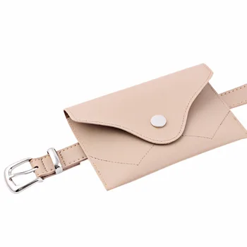 

Women Belt Fashion PU Waist Purse Cash Phone Bag With Removable Belt Waist Belts Bags 2018