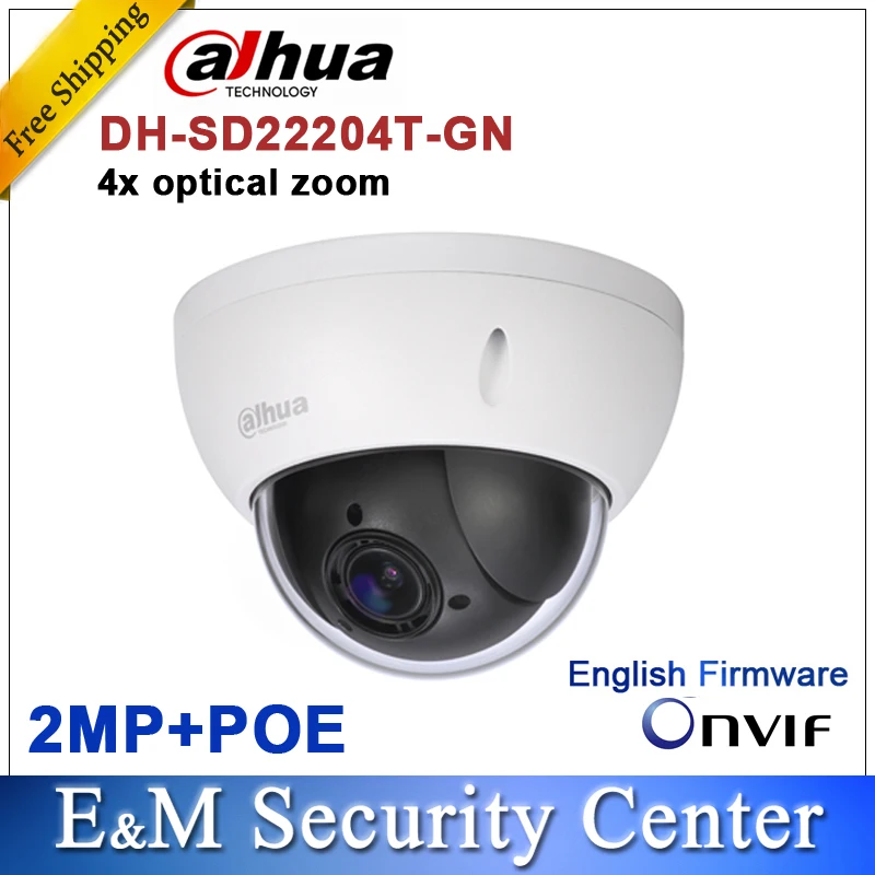 imágenes para Original DH-SD22204T-GN dahua CCTV cámara IP 2 Megapíxeles Full HD POE Cámara de Red Mini Domo PTZ zoom óptico 4x SD22204T-GN imágenes para Original DH-SD22204T-GN dahua CCTV cámara IP 2 Megapíxeles Full HD POE Cámara de Red Mini Domo PTZ zoom óptico 4x SD22204T-GN