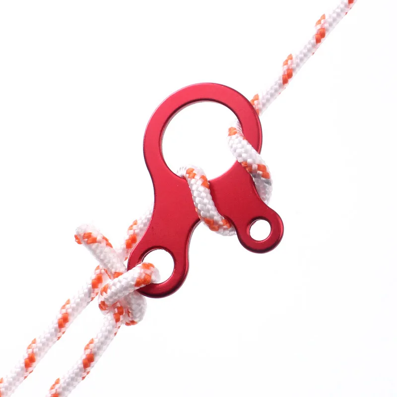 Rapide 10pcs nœud Tente vent Corde Boucle 3 trous Antiglissant Camping Randonnée
