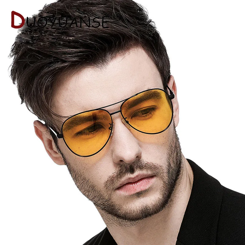 

DUOYUANSE Day & Night Polarized Sunglasses High Quality Metal Frame Men Sun Glasses Fashion Drive Glasses Classics Eyeglasses