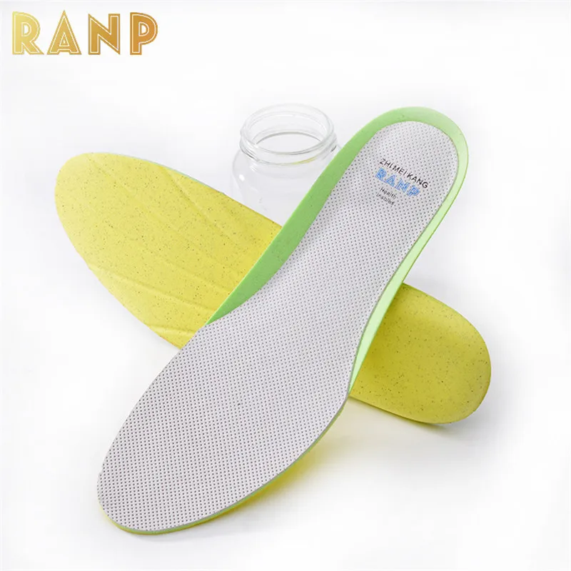 

2018 New Leather Memory Foam Sport Breathable Orthopedic Insoles Soft Comfortable 3D Insole Non-Slip Gel Foot Insoles Shoes Pads