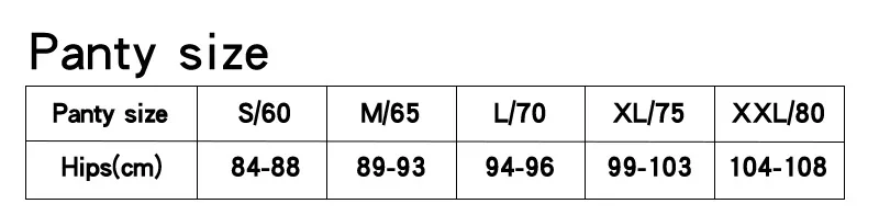  Ms. Fan Ting's Underwear Size