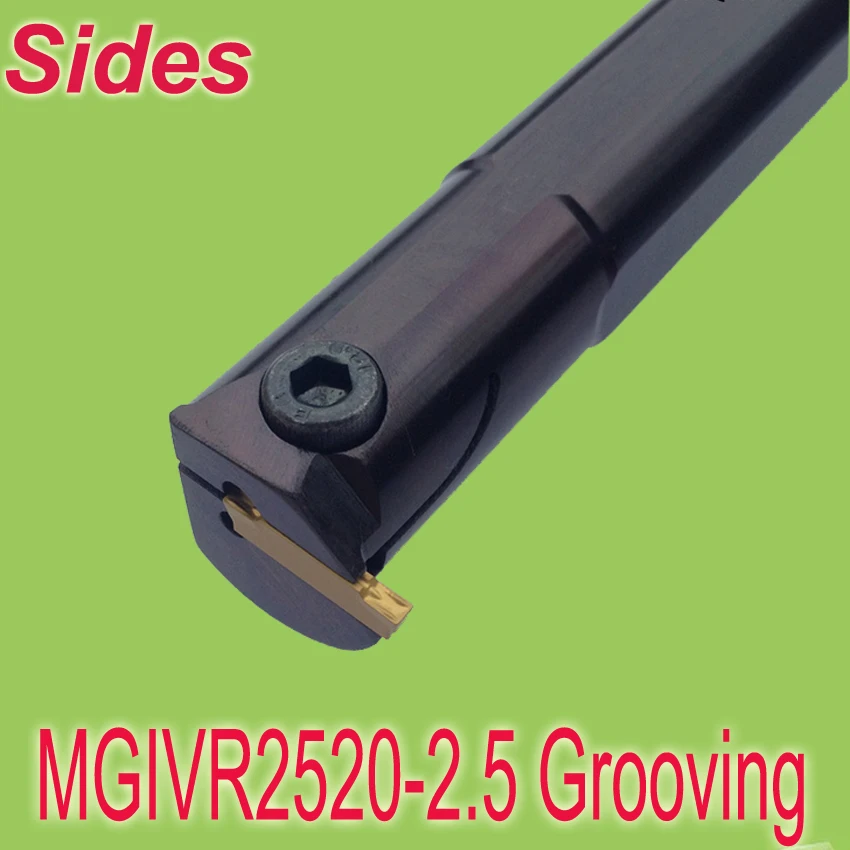 

MGIVR2520-2.5 SHK20mm Cutting Dia 25mm L:150mm Internal Grooving Turning Tool Holder For MGMN150 Free Shiping