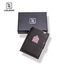 Новое поступление из натуральной кожи минималистичный тонкий мужской кошелек женские мини-кошельки маленький бизнес держатель для кредитных карт тонкий чехол для кредитных карт