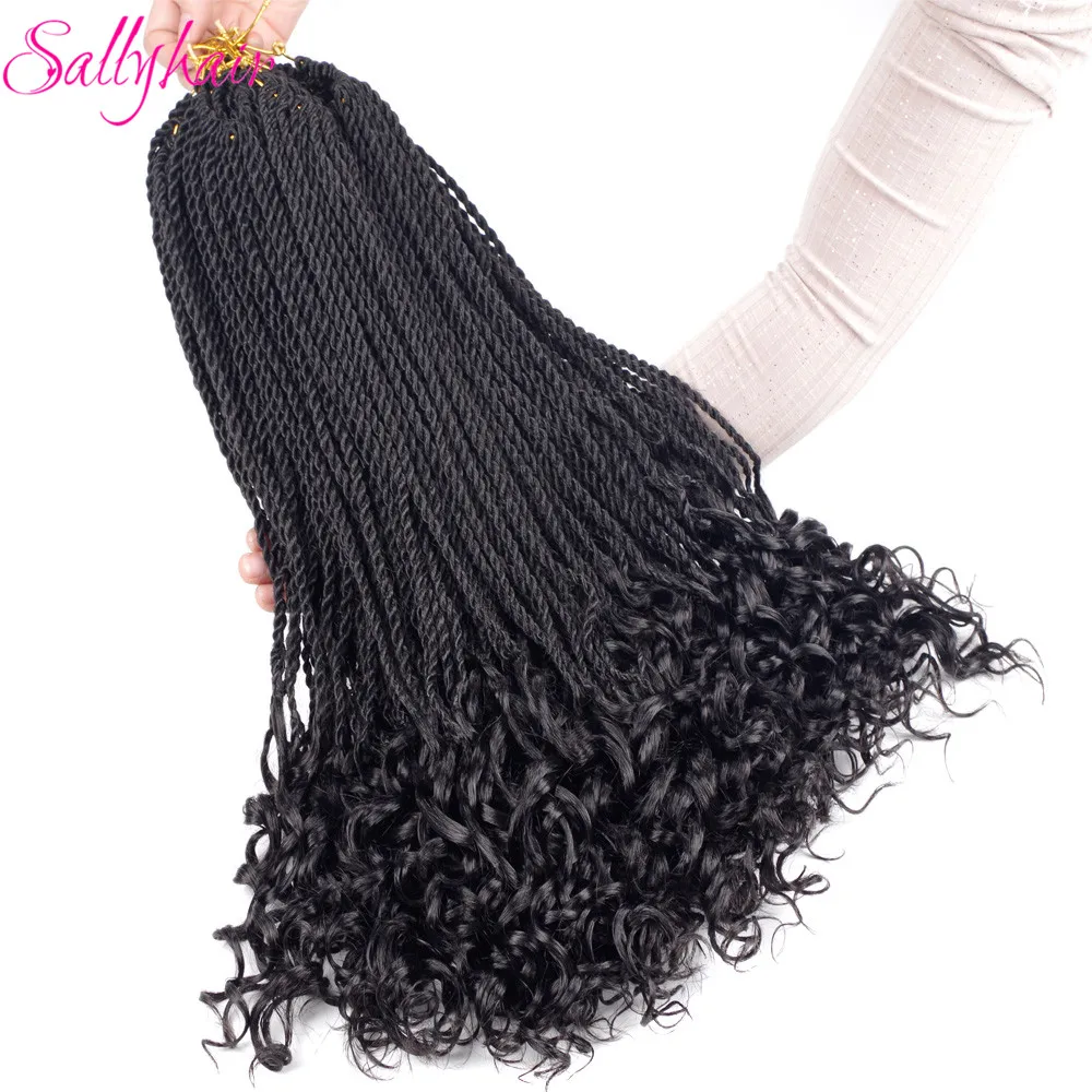 Senegal Twist Braids Extensions Ombre Braiding Hair Crochet Braids Mixed Color (13)_