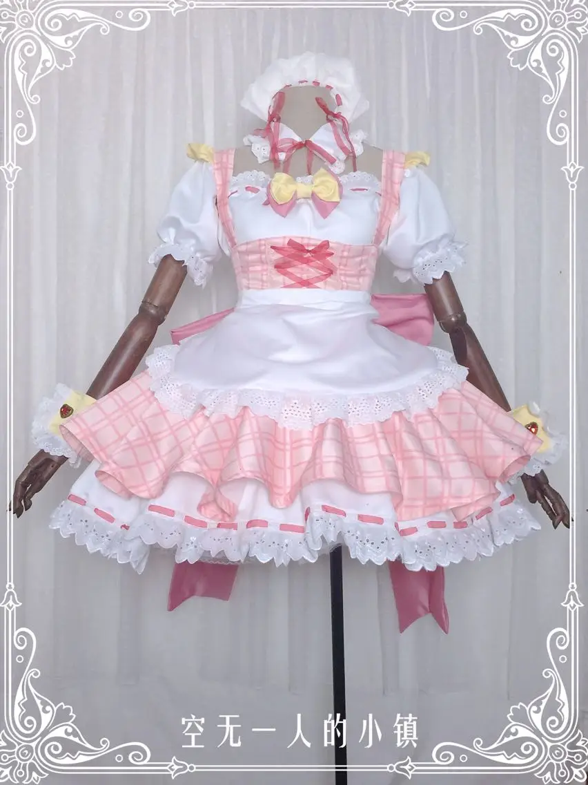 

Sakuma Mayu THE IDOLM@STER CINDERELLA GIRL Cosplay Sakuma Mayu cosplay Mayu Maid suit summer dress costume made