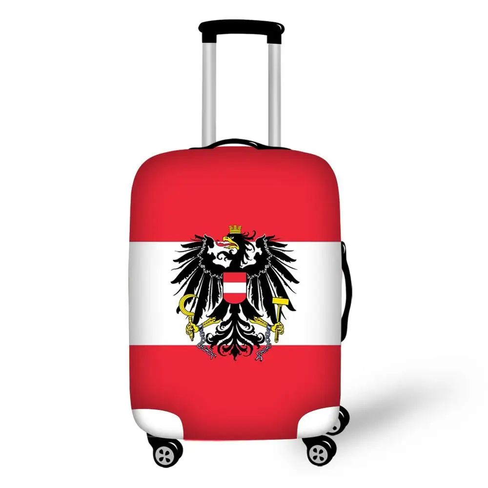 HD флаги с принтами для багажа чехол противообрастающий пылезащитный растягивающийся чехол для чемодана высокоэластичный защитный чехол Аксессуары для путешествий - Цвет: 020