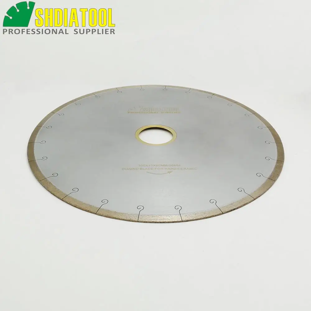 2pcs 350MM Diamond Blades for ceramic/tile with Hook slot. Ceramic blades with hook slot, chip-free  professional quality