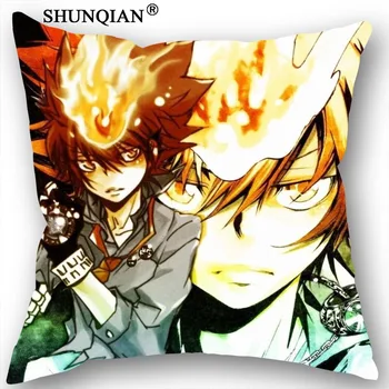 

New Arrival HITMAN REBORN Anime Pillowcase Wedding Decorative Pillow Case Customize Gift For Pillow Cover 18-315