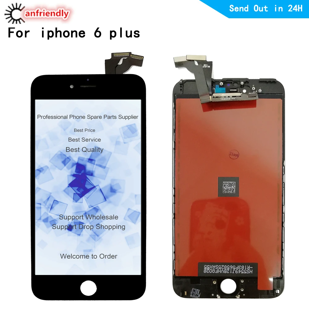 Digitalizador de pantalla LCD para iPhone 6 plus, 6 Plus, 6 P, A1522, A1524,  A1549, A1586, A1589, A1522, A1524, A1593, montaje de pantalla  táctil|Pantallas LCD para teléfonos móviles| - AliExpress