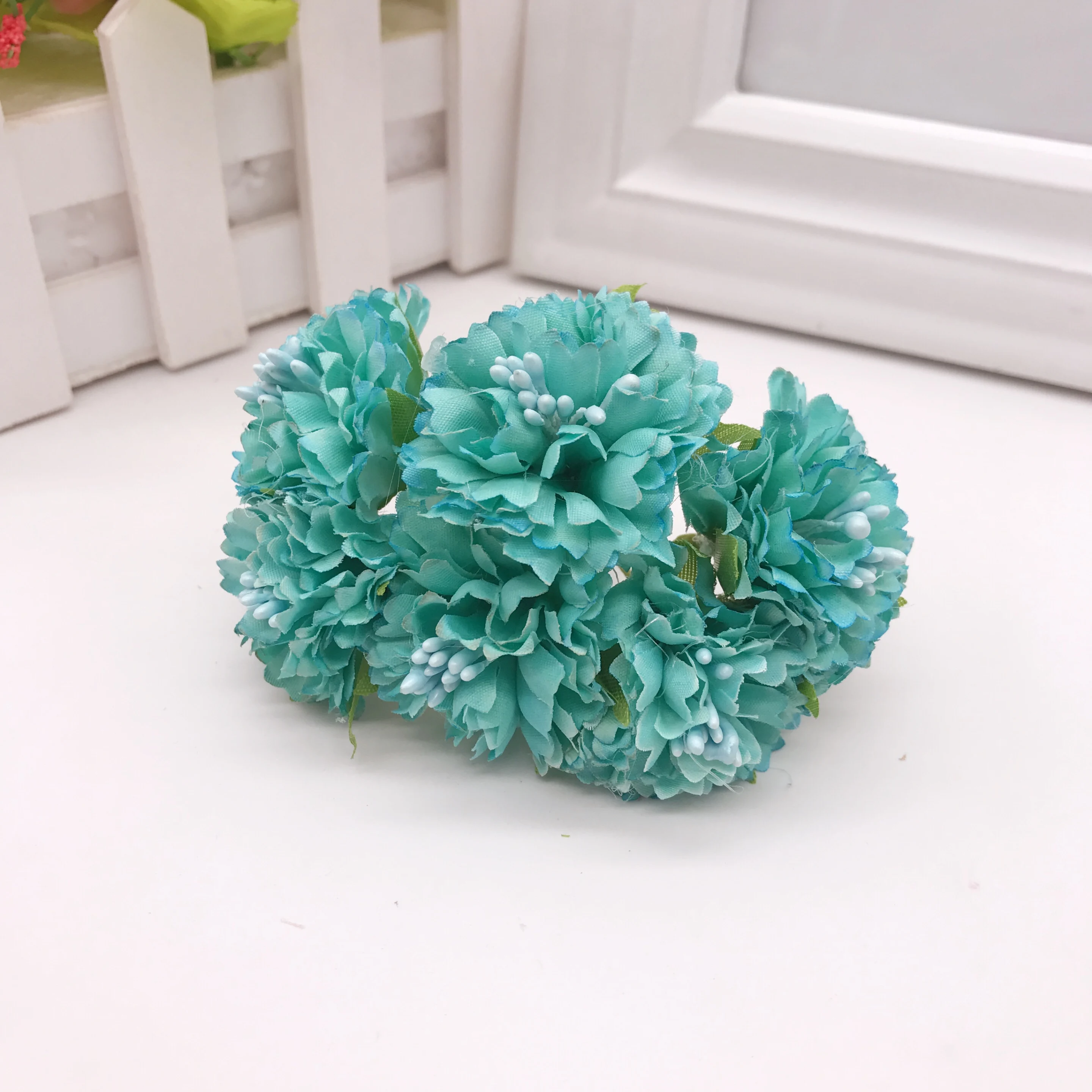 Marigold 6 шт./букет 4 см мини Маргаритки букет искусственный цветок свадебное