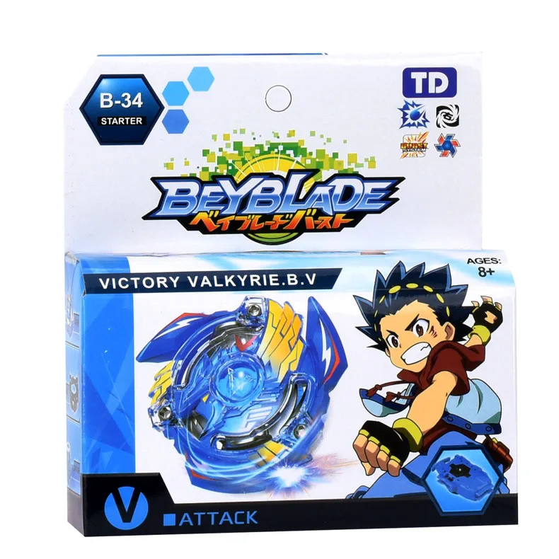 

New Pattern Plastic Beyblade Burst Explosive Spin Gyro Alloy Assembled Combat Gyroscope Toy