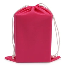 Shoes Storage Bag Cover Small Bag Storage Case drawstring Waterproof bag for Shoes Travel, Rose Red