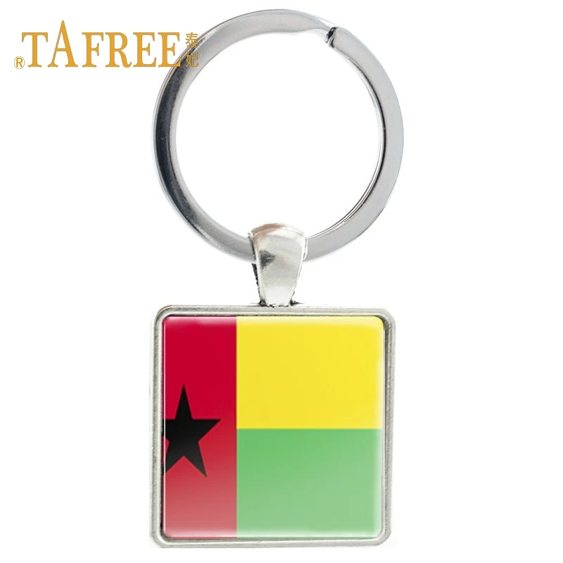 FG37 Tafree, модные квадратные Брелки с флагом, греческий Jordan Kuwait, брелок с Исландским брелоком, брелок-сувенир, брелок для ключей, ювелирные изделия FG35 - Цвет: FG37