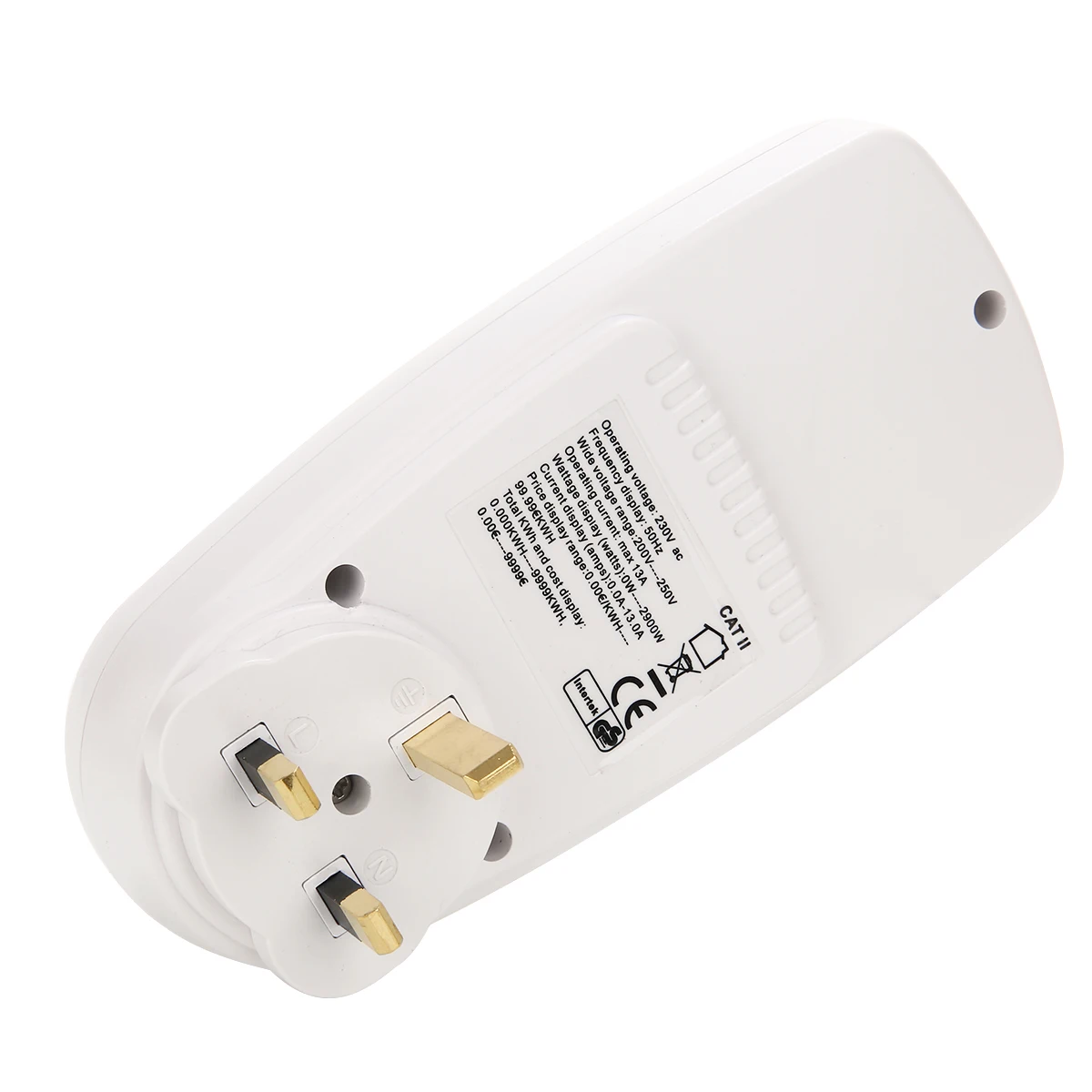 UK Plug-in Electricity Power Consumption Meter Socket Watt Kwh Analyzer Intelligent Billing Device Electrical Measurement Meters