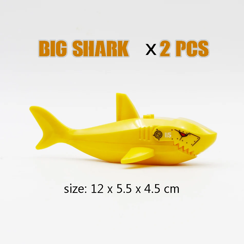compatible legoed golden shark
