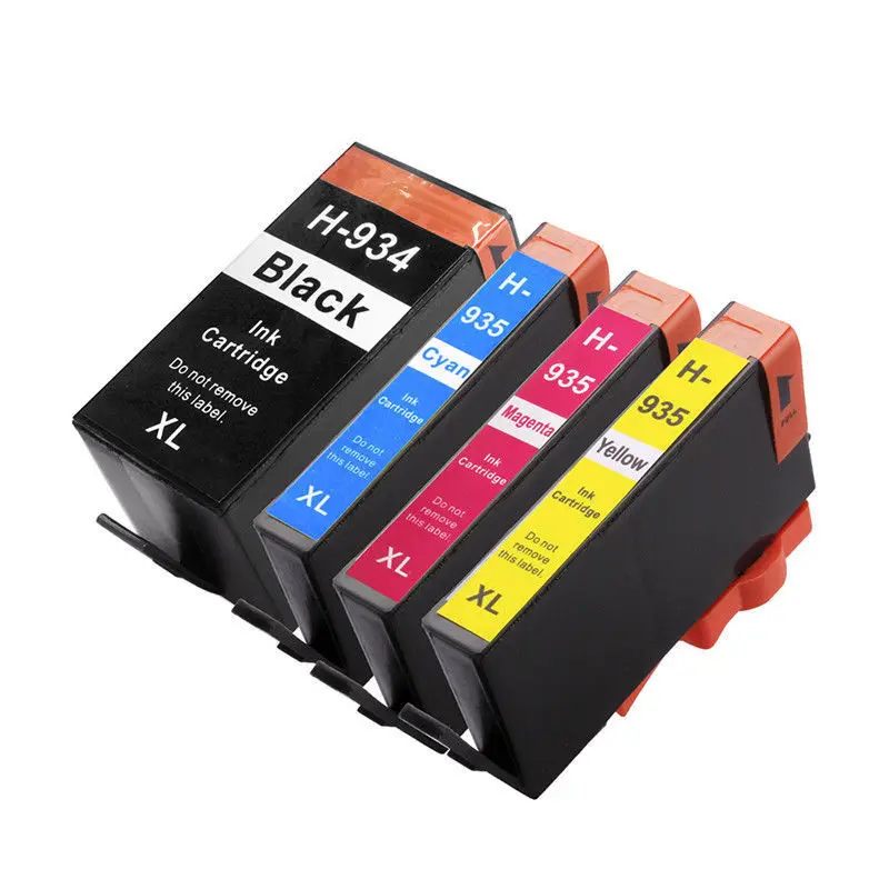 4 PK For HP 934 935 XL Black & Color Ink Cartridge for HP pro6230 pro6830 pro6835 6812 6815