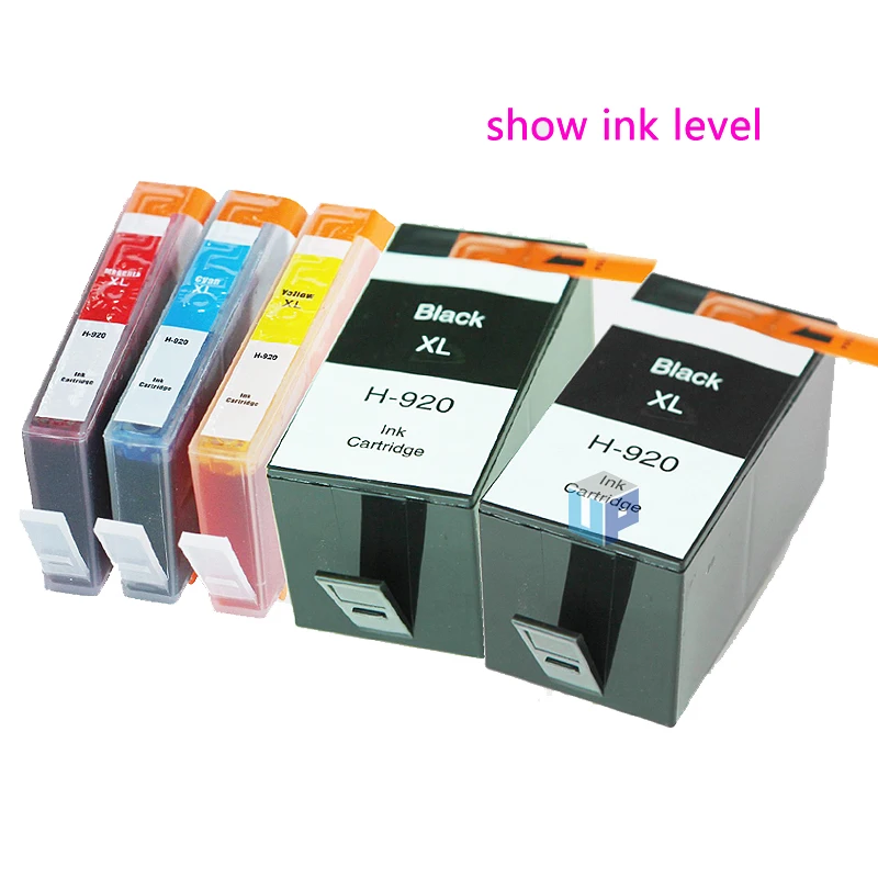 CISSPLAZA 5 шт. Совместимый картридж для hp 920 XL officejet 6000 6500 6500A 7000 7500 7500A hp920 с чипом и