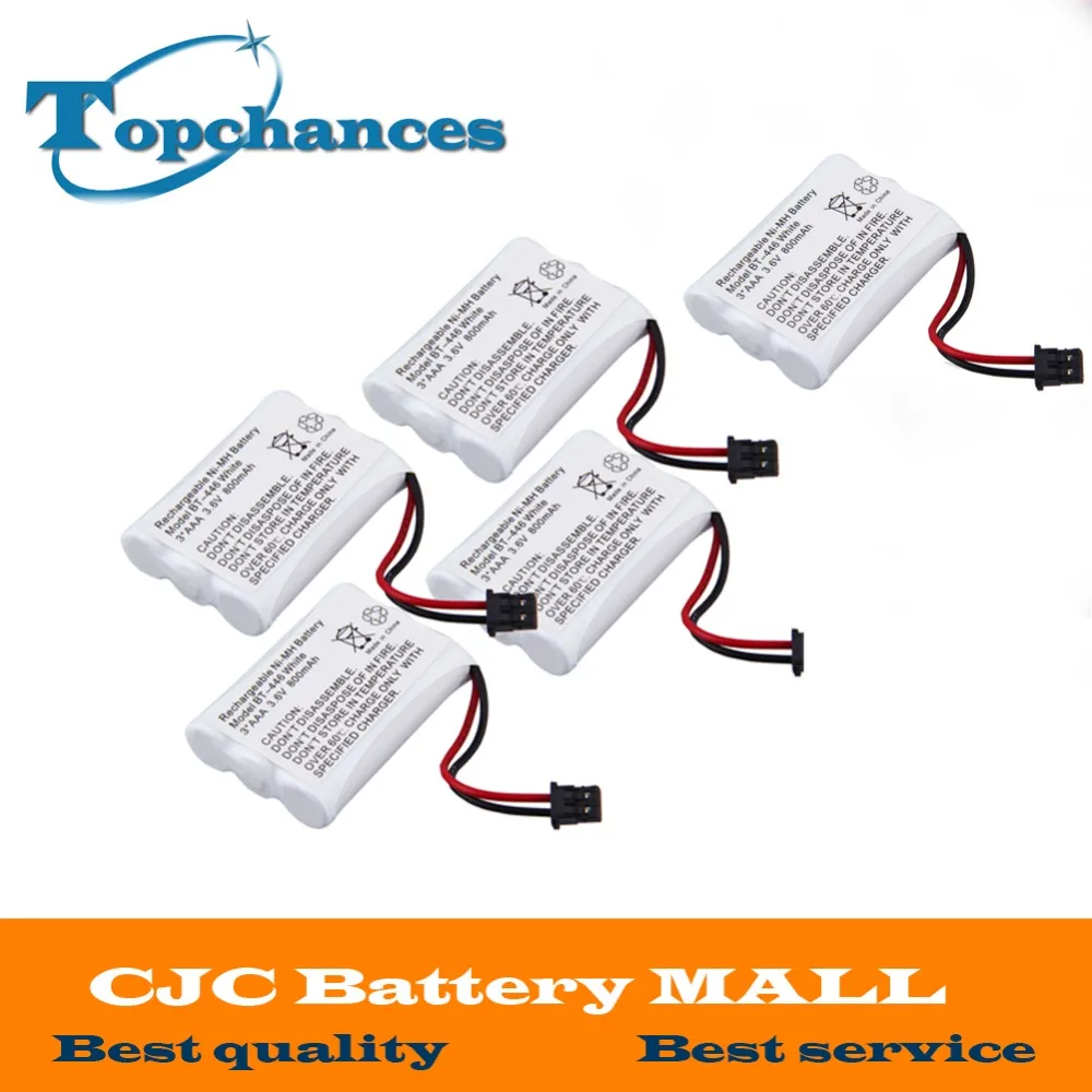 Высокое качество 5x3 6 V 800mAh Беспроводная батарея для домашнего телефона Uniden BT 446 BP