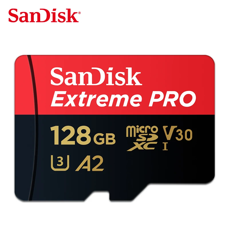 Карта памяти SanDisk A1, 200 ГБ, 128 ГБ, 64 ГБ, 98 МБ/с./с, 32 ГБ, Micro sd карта, класс 10, UHS-1, флеш-карта, память Microsd, TF/sd карта s для планшета - Емкость: 128GB A2 PRO