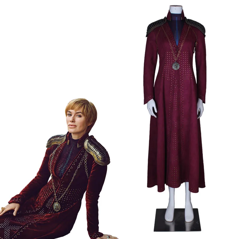 Игра престолов Сезон 8 престолов: финальный сезон Cersei Lannister костюмы для