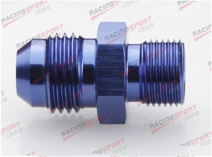 AN16 -16 AN to 1 ''NPT прямой адаптер для трубы топливный масляный фитинг синий |