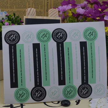 

24Pcs NEW long Lollipop Design Handmade seal Sticker DIY Multifunction pack aging label custom adhesive stickers Length : 9.9cm