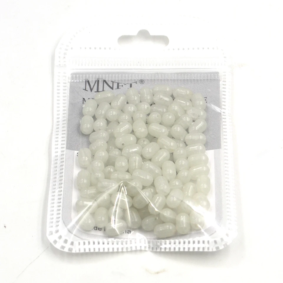 7mm Pêche Perles, 200 Pièces Doux Lueur Pêche Appât Œufs Rouge