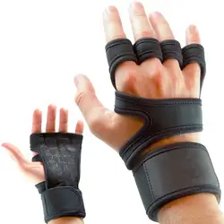 Горячие фитнес перчатки вес тренажерный зал тренировки тренировочные на полпальца перчатки для мужчин женщин MCK99
