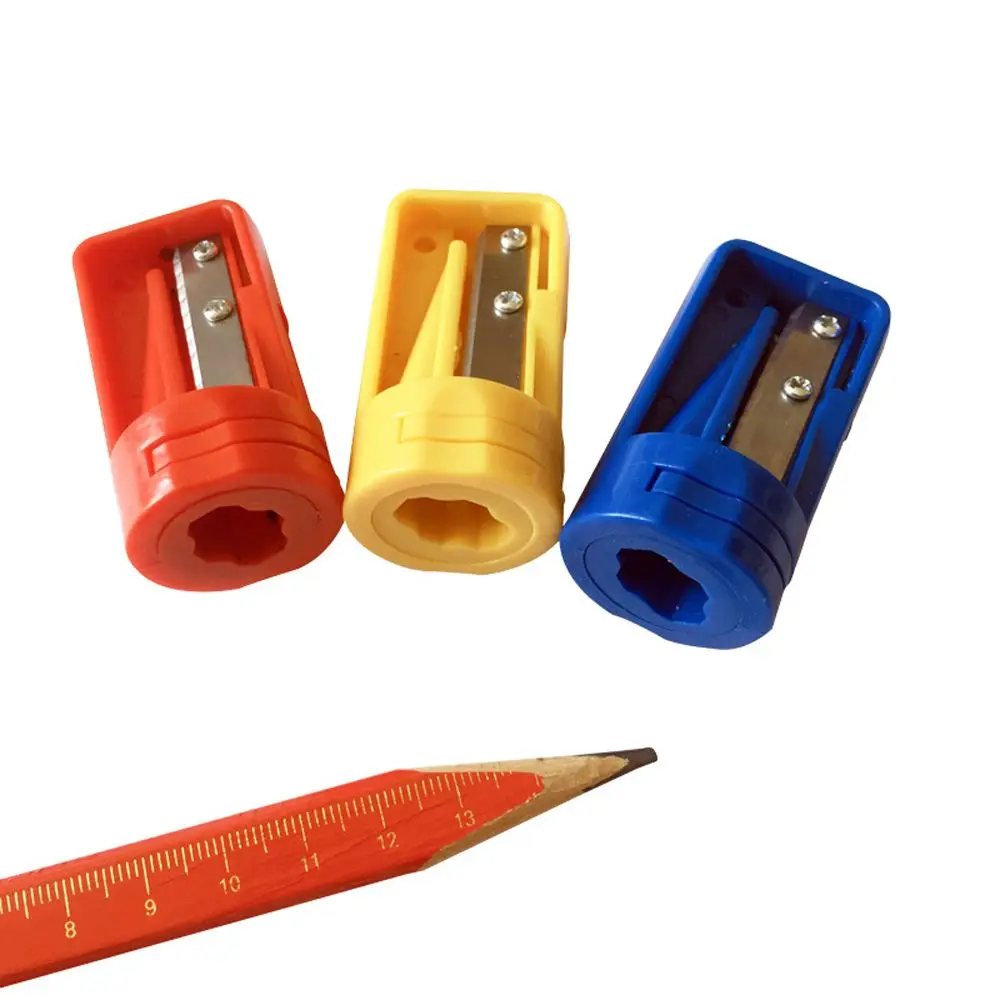 

Cute Octagonal Wooden Pen Pencil Sharpener Kawaii Stationary Professional Pencil Cutter Knife Sharpener Office Supply