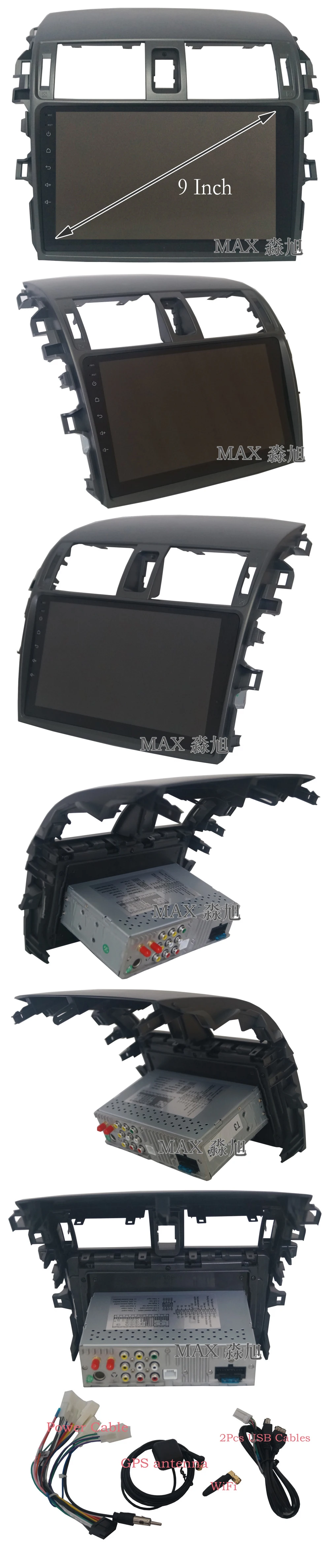 Flash Deal MAX 2G RAM 32G ROM Android 8.1.0 Car DVD Player For Toyota corolla 2007 2008 2009 2010 2011 Car Radio RDS BT WiFi SWC GPS Map 0