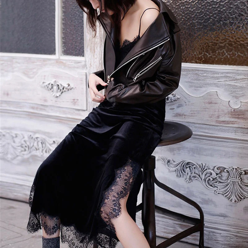 Toplook-Sexy-Black-Lace-Velvet-Cami-Dresses-Slip-Backless-Spaghetti-Strap-Long-Evening-Party-Robe-Side (3)