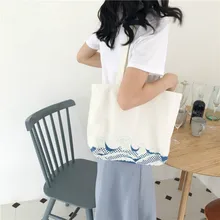 Холщовая многоразовая сумка для продуктов хозяйственные сумки женские экологические хозяйственные сумки