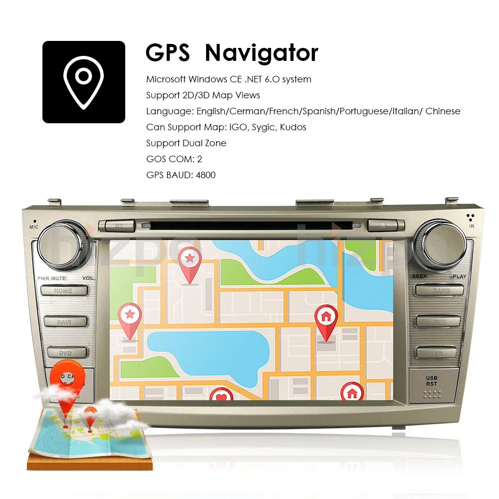 Excellent Hizpo 2 Din Car Radio GPS Car DVD Player For Toyota Camry 2007 2008 2009 2010 2011 Aurion 2006 Car Audio SWC 9 Excellent Hizpo 2 Din Car Radio GPS Car DVD Player For Toyota Camry 2007 2008 2009 2010 2011 Aurion 2006 Car Audio SWC 9
