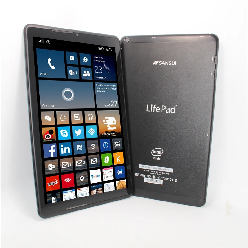 

Tablet 10.1" Windows 8.1 Tablet PC 1GB/16GB Wifi HDMI llaptop 1280*800 Quad Core 6000mAh IPS screen Gift bluetooth keyboard case