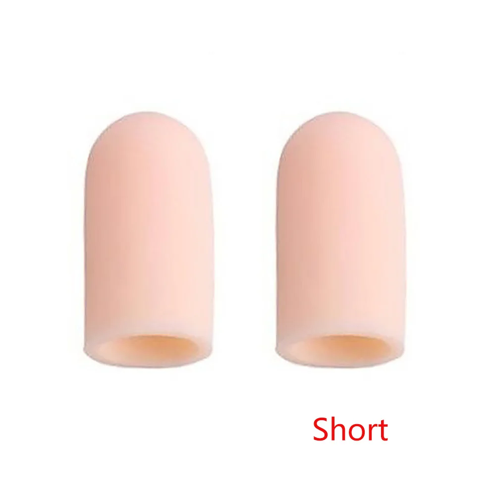 

1 Pair Pain Relief Silicone Gel Protective Case Multifunctional Foot Finger Protector Reusable Toe Tube Bandage Hand Care Guard