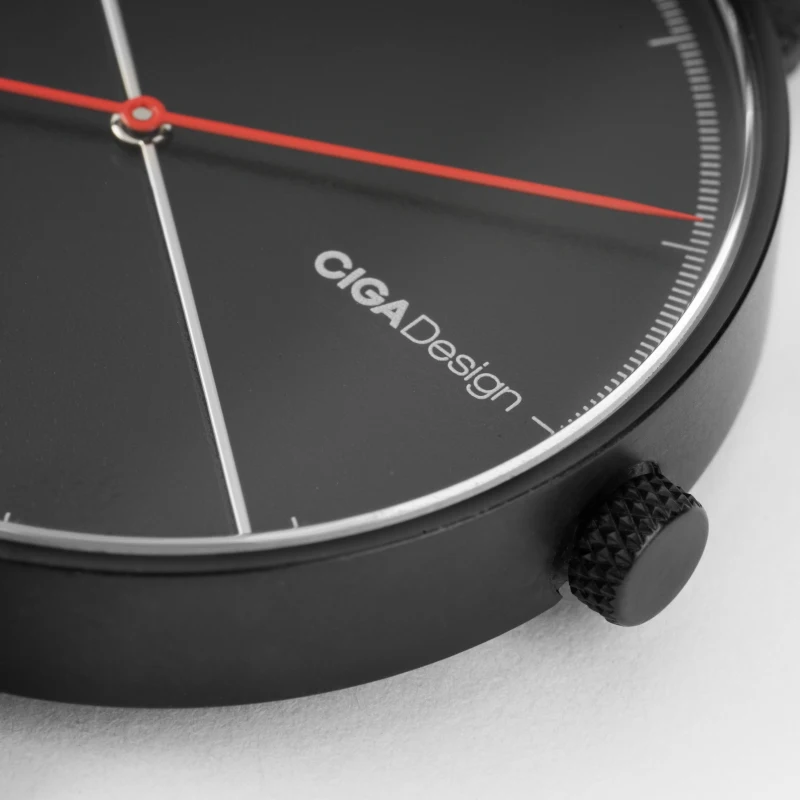 Мужские часы 009 серии Xiaomi CIGA Дизайнерские наручные часы Reddot Winner часы Модные Простые ретро досуг кожа пара кварцевые часы