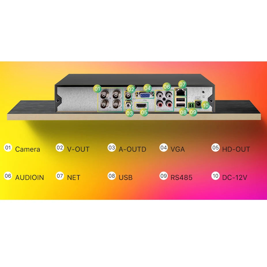 AKT2004TQ 4CH CCTV Системы 1080 P HDMI AHD DVR 4 шт. 2 0 МП Купол ИК Ночное Видение безопасности