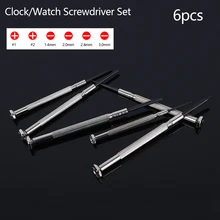 Инструменты для ремонта 6 шт. Прецизионный многофункциональный мини маленький Набор отверток с прорезями крестовые биты для часов очки отвертка