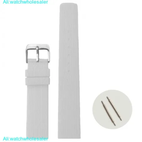20mm Pure White Silicone Jelly Rubber Ladies Men Watch Band Straps WB1071B20JB