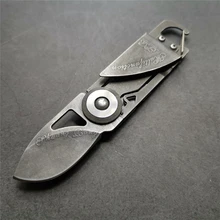 4," ножи 55-56HRC Мини Портативный Открытый Фруктовый Нож Спасательное складное лезвие охотничьи 5Cr13 стальные карманные тактические ножи для выживания