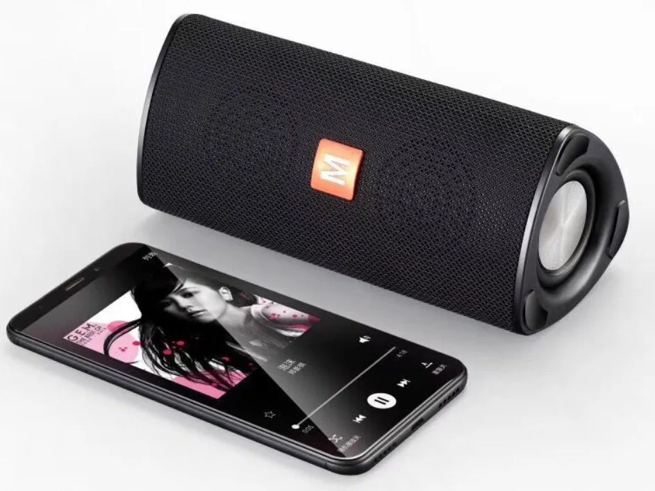 

Portable Bluetooth speaker speaker, wireless portable speaker with 10W stereo system and surround music outdoor speaker