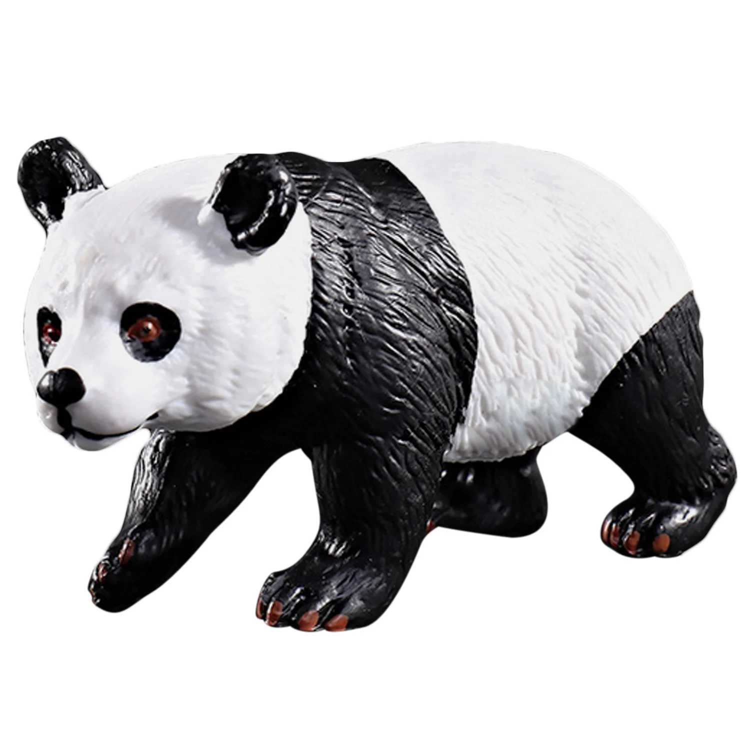 Детские Мини-симуляторы, реалистичные пластиковые животные, животные, панда, жираф, орангутан, коала, лебедь, модели, фигурки, развивающие игрушки - Цвет: Panda