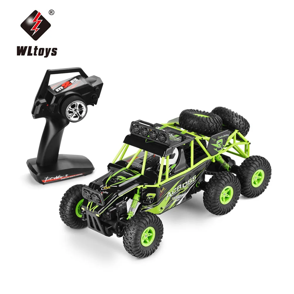 WLtoys 18628 машинка с дистанционным управлением 1/18 2,4G 6WD Электрические игрушечные машинки модель рок внедорожный гусеничный скалолазание RC багги открытый гоночный автомобиль