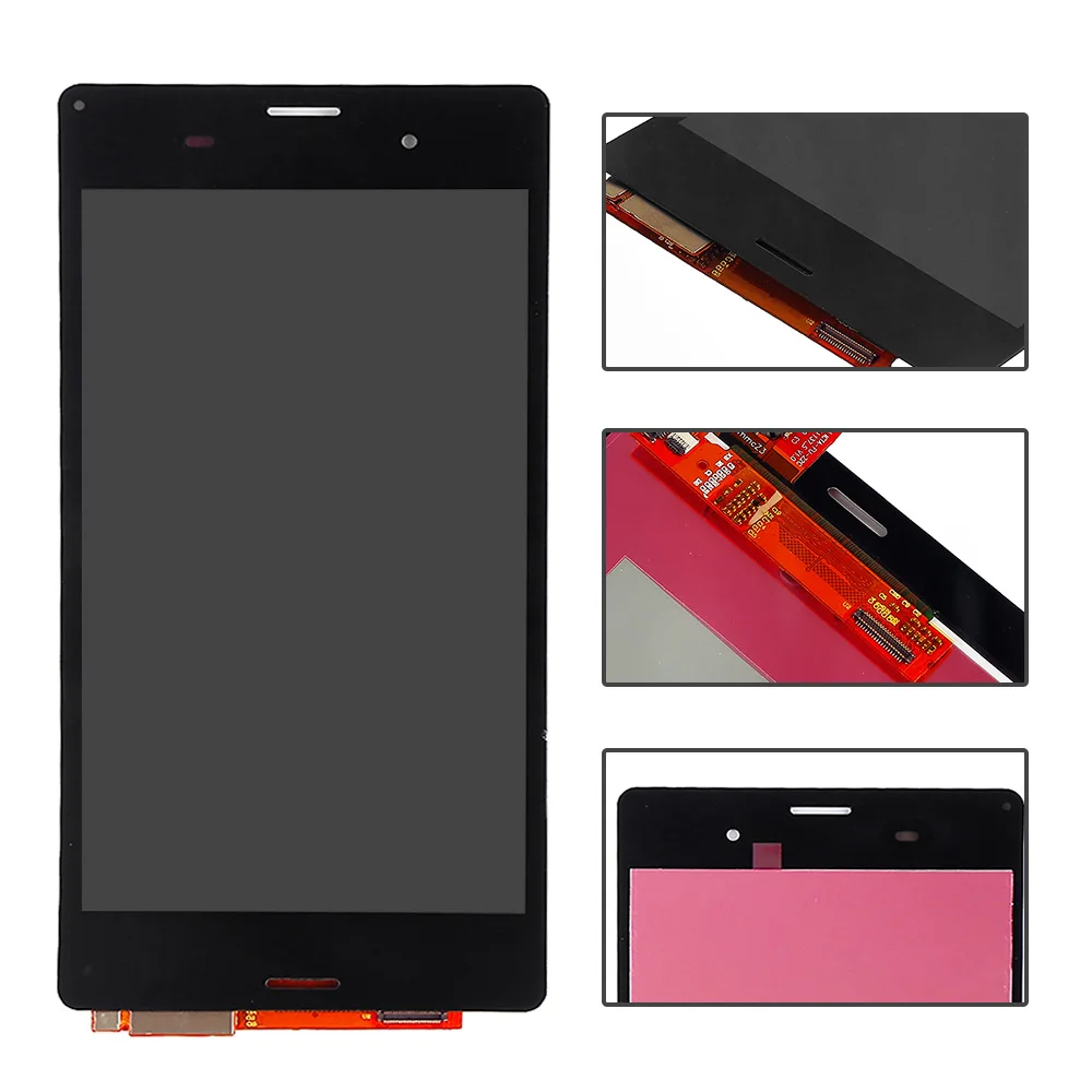 imágenes para 5 "Negro Para Sony Xperia Z3 D6603 D6653 L55t LCD pantalla de Visualización de la Pantalla Pantalla Táctil Digitalizador Asamblea piezas de repuesto imágenes para 5 "Negro Para Sony Xperia Z3 D6603 D6653 L55t LCD pantalla de Visualización de la Pantalla Pantalla Táctil Digitalizador Asamblea piezas de repuesto