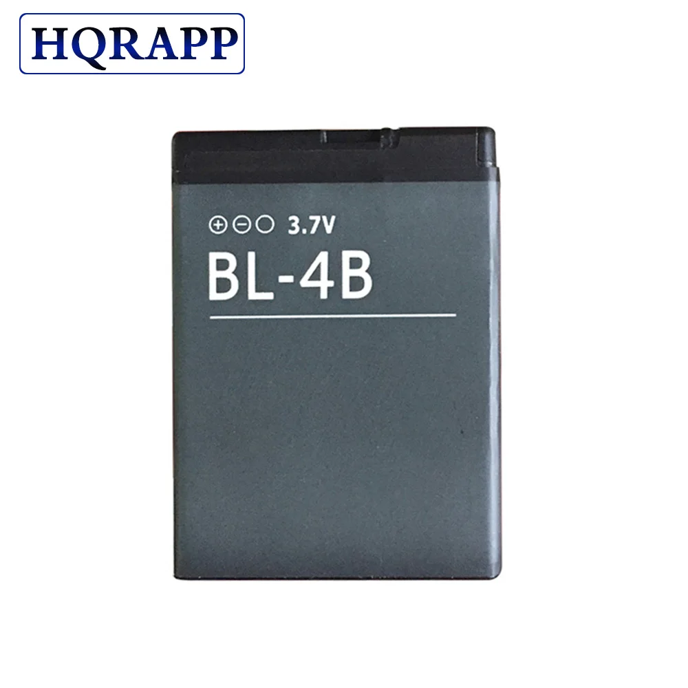 

BL-4B BL 4B Mobile Cell phone Battery for Nokia 6111 7370 7373 7500 N76 2600C 2630 5000 5500 Rechargeable Lithium Batteries