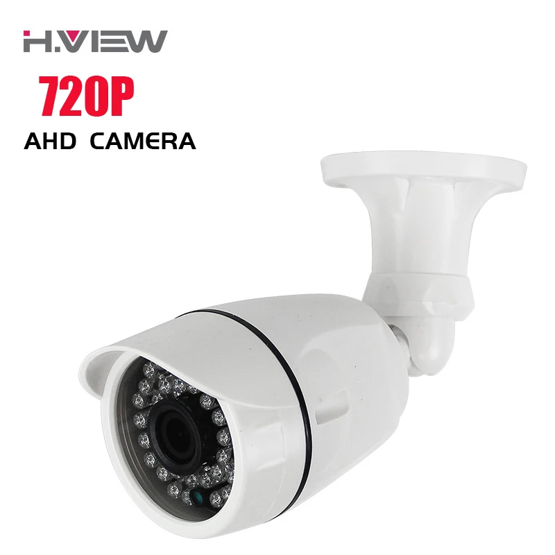 

H.VIEW 720P AHD Camera Indoor Waterproof Dummy CCTV Camera 1.0MP 3.6MM CCTV Cameras Outdoor AHD CCTV Cameras