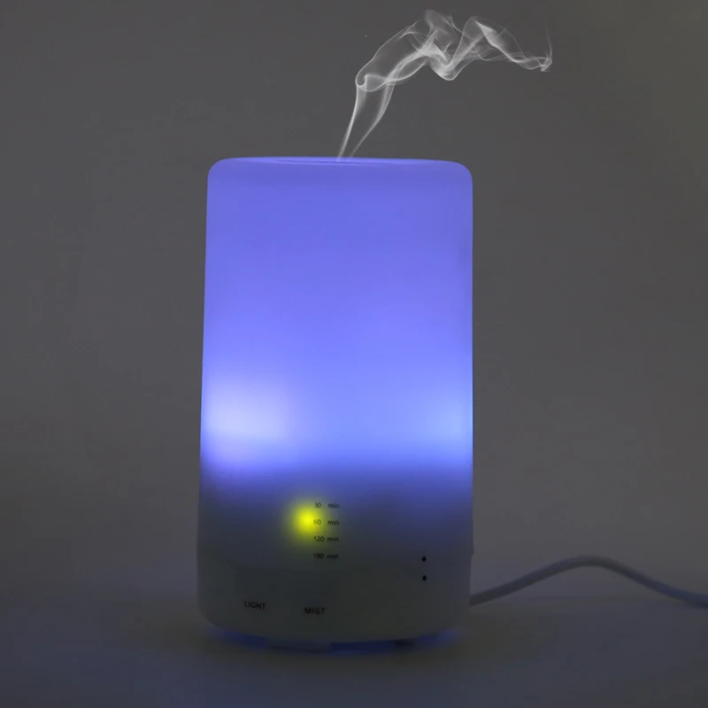 

Home Aroma Diffuser Humidifier Ultrasonic Mini Fresh Air Purifier LED Light Mini Air Aroma Classic Columnar Low-voltage Safety